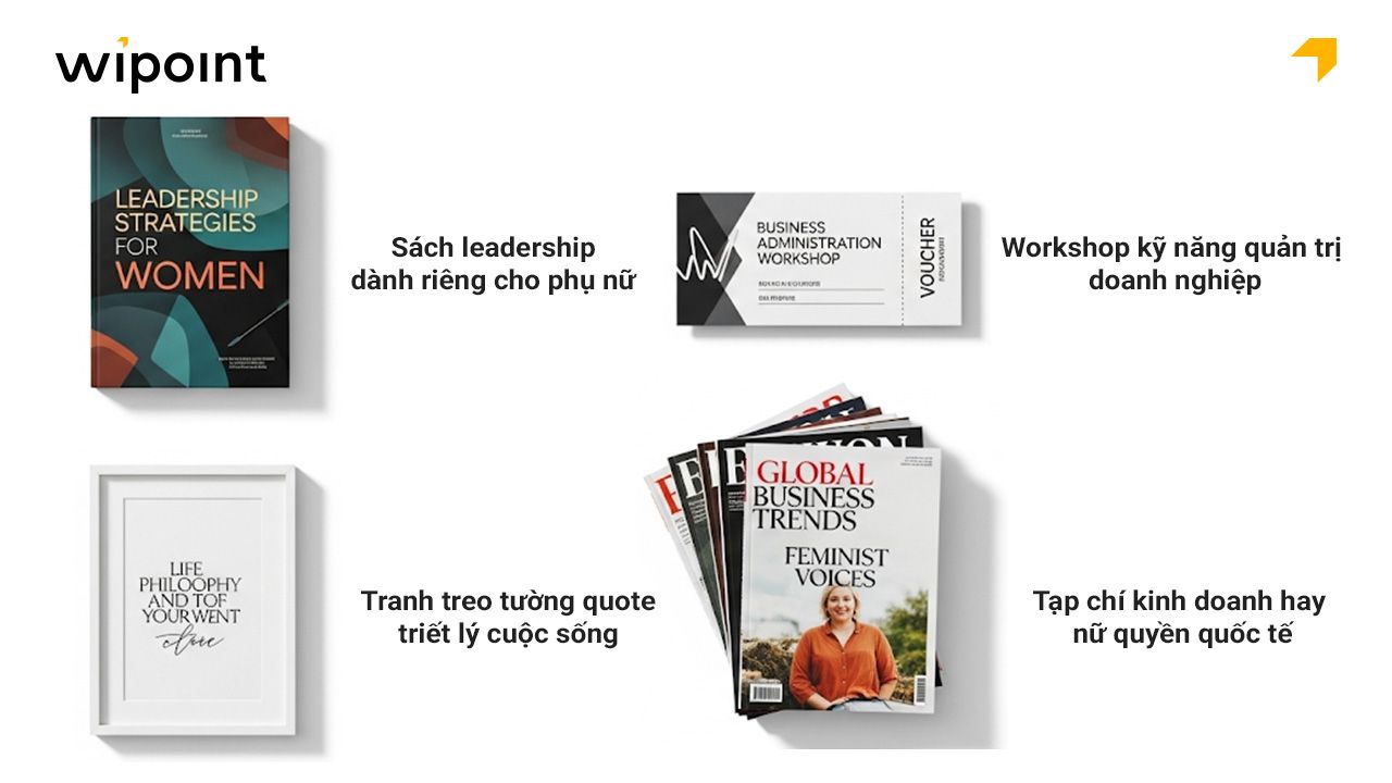 Quà truyền cảm hứng cho nữ lãnh đạo thích học hỏi