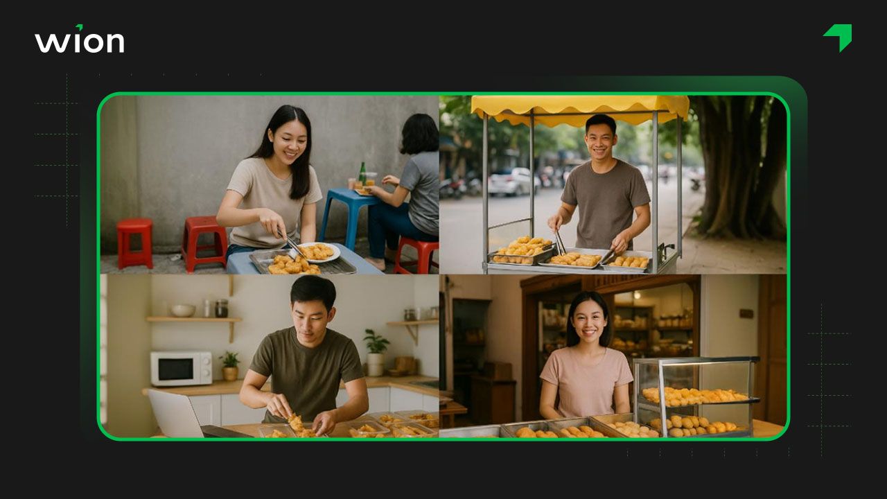 Ý tưởng thiết kế quán ăn vặt