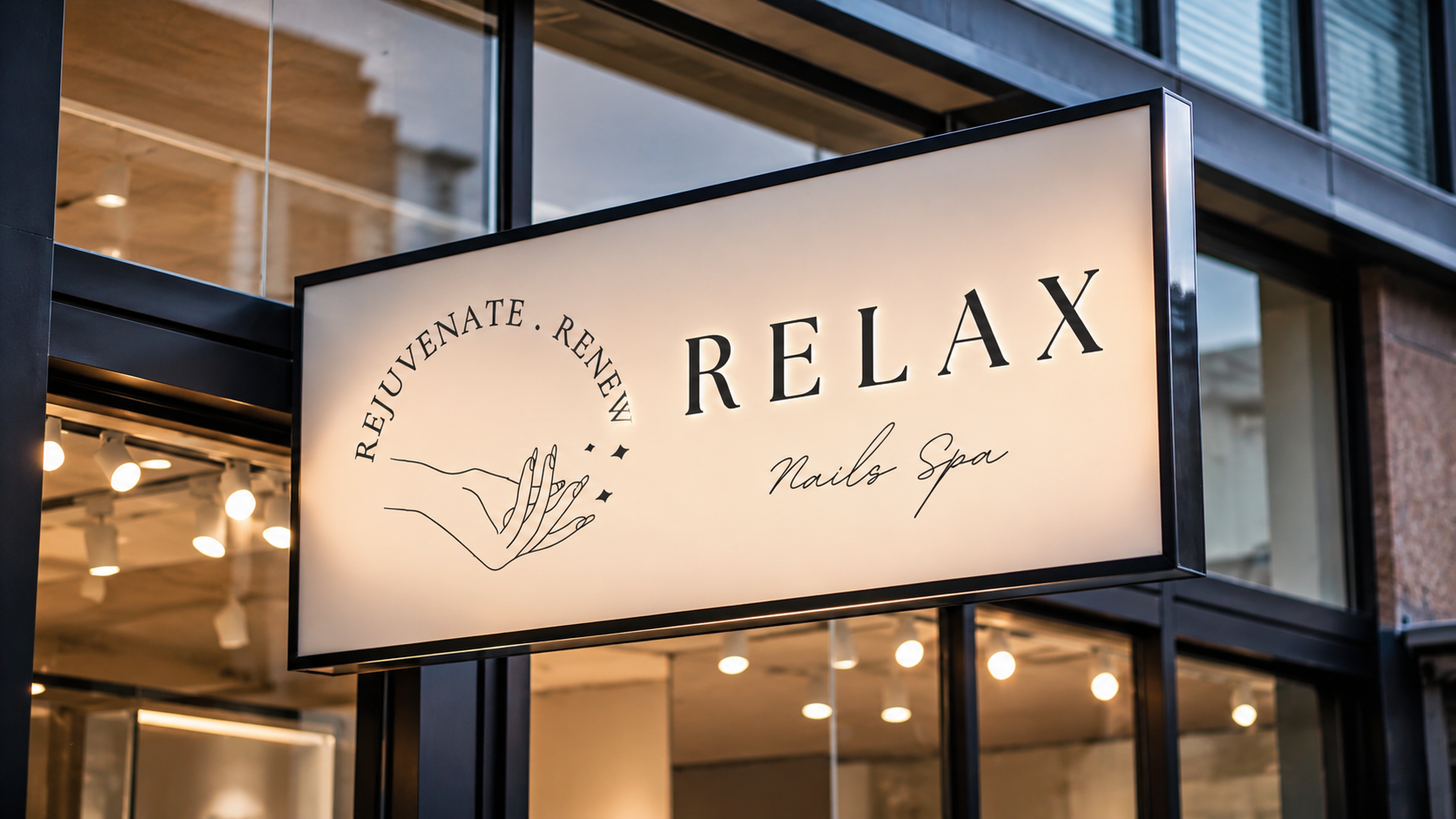 Relax Nails Spa logo