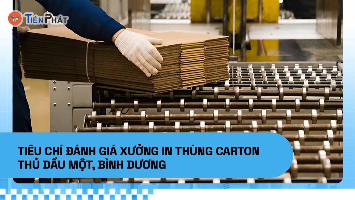Tiêu chí đánh giá xưởng in thùng carton Thủ Dầu Một, Bình Dương