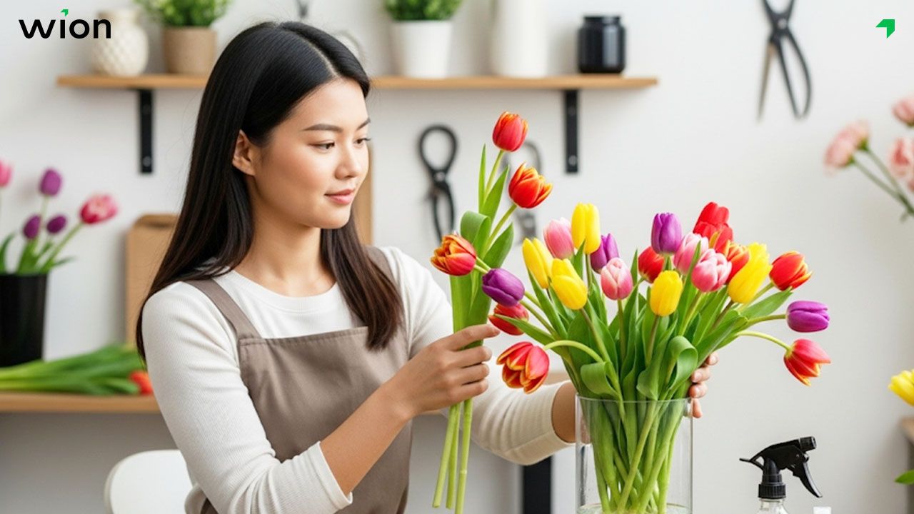 Cách giữ hoa tulip tươi lâu