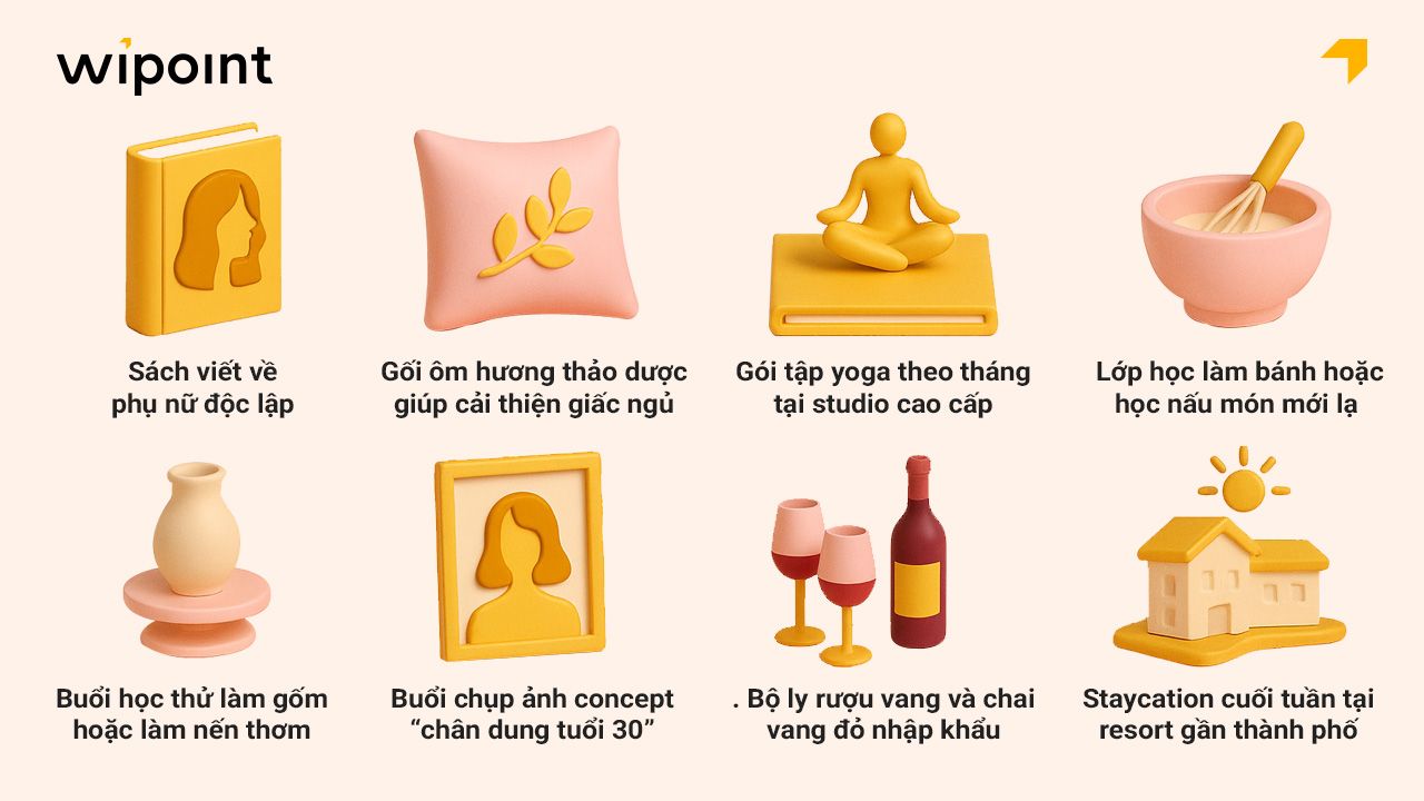 Quà cho phụ nữ 30 tuổi độc thân có phong cách sống riêng