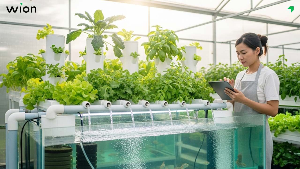 Trồng rau kết hợp với nuôi trồng thủy sản (Aquaponics)