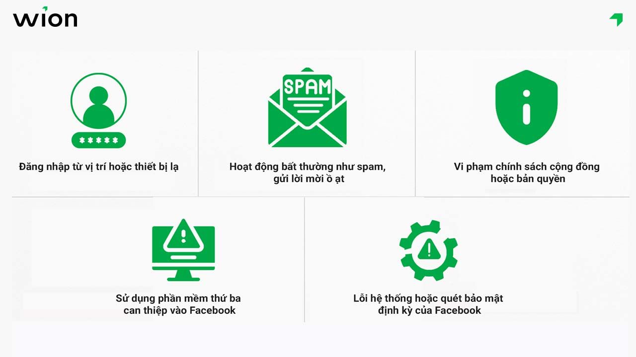 Nguyên nhân khiến tài khoản Facebook bị Checkpoint