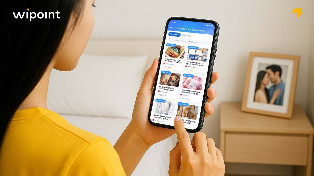 Săn quà thất tịch qua phần mềm tích điểm WiPoint