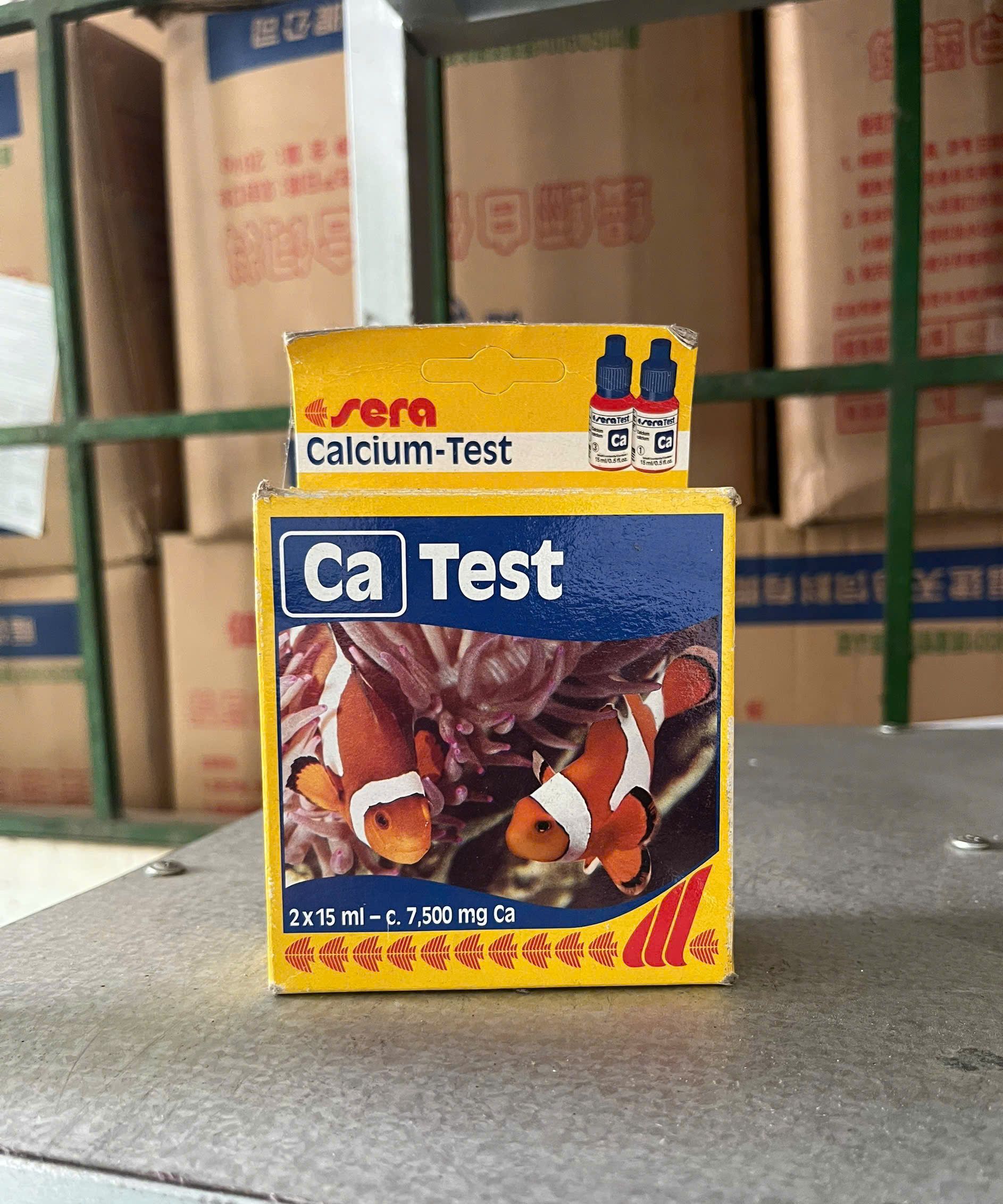 Bộ Sera Ca Test kiểm tra nồng độ Ca nước biển cho bể cá thủy sản