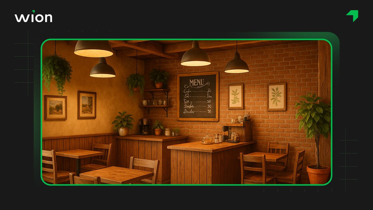 Thiết kế không gian quán cafe ở nông thôn ấn tượng