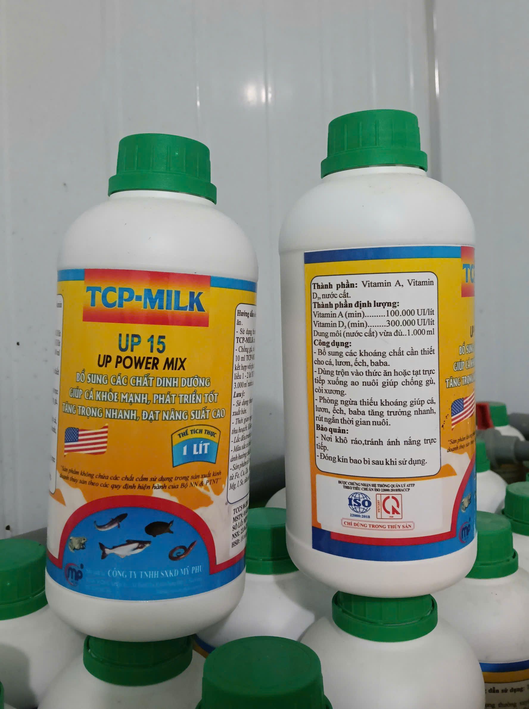 thành phần cách dùng tcp milk up 15 thủy sản