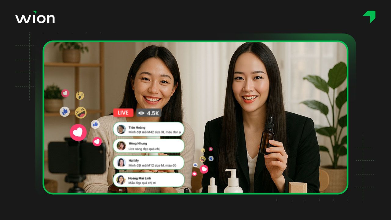 Hợp tác với KOLs hoặc Influencers tăng độ nhận diện và uy tín cho buổi livestream bán hàng