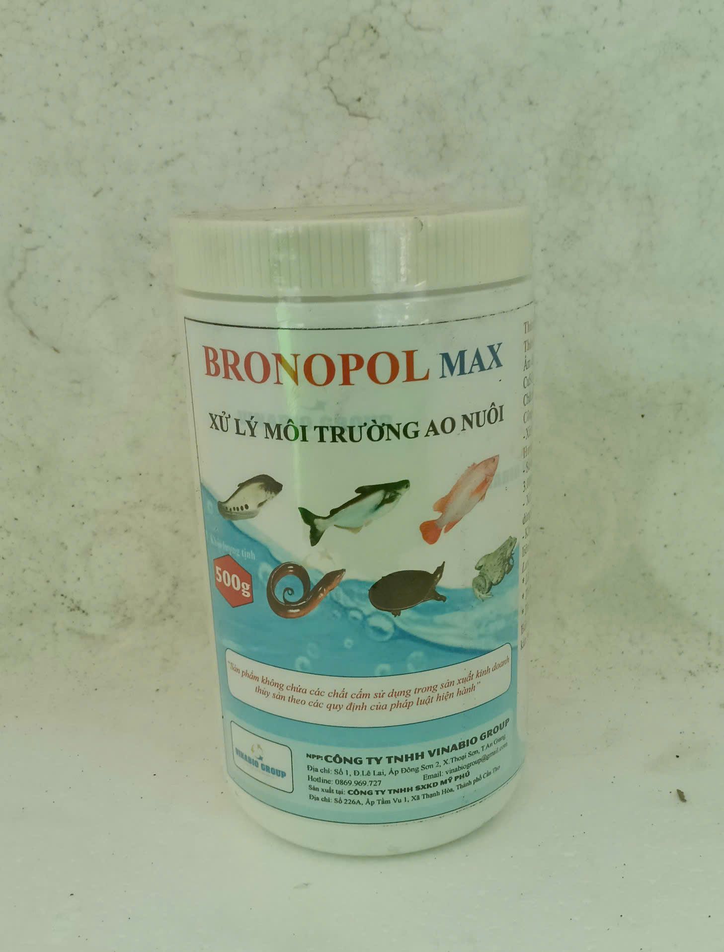Bronopol Max xử lý môi trường ao nuôi thủy sản