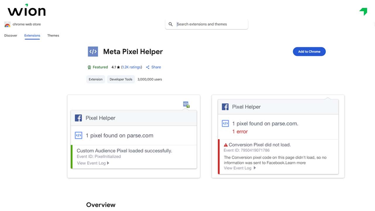Sử dụng Facebook Pixel Helper để kiểm tra hoạt động của Pixel