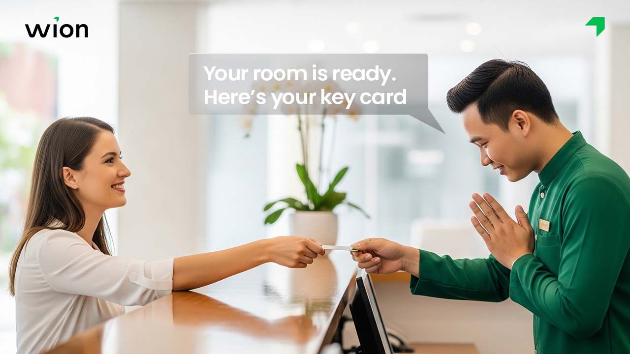 Mẫu hội thoại tiếng Anh giao tiếp với khách hàng theo ngành dịch vụ khách sạn - du lịch