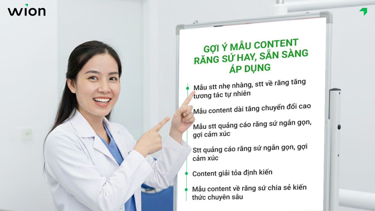 Gợi ý mẫu content răng sứ hay, sẵn sàng áp dụng
