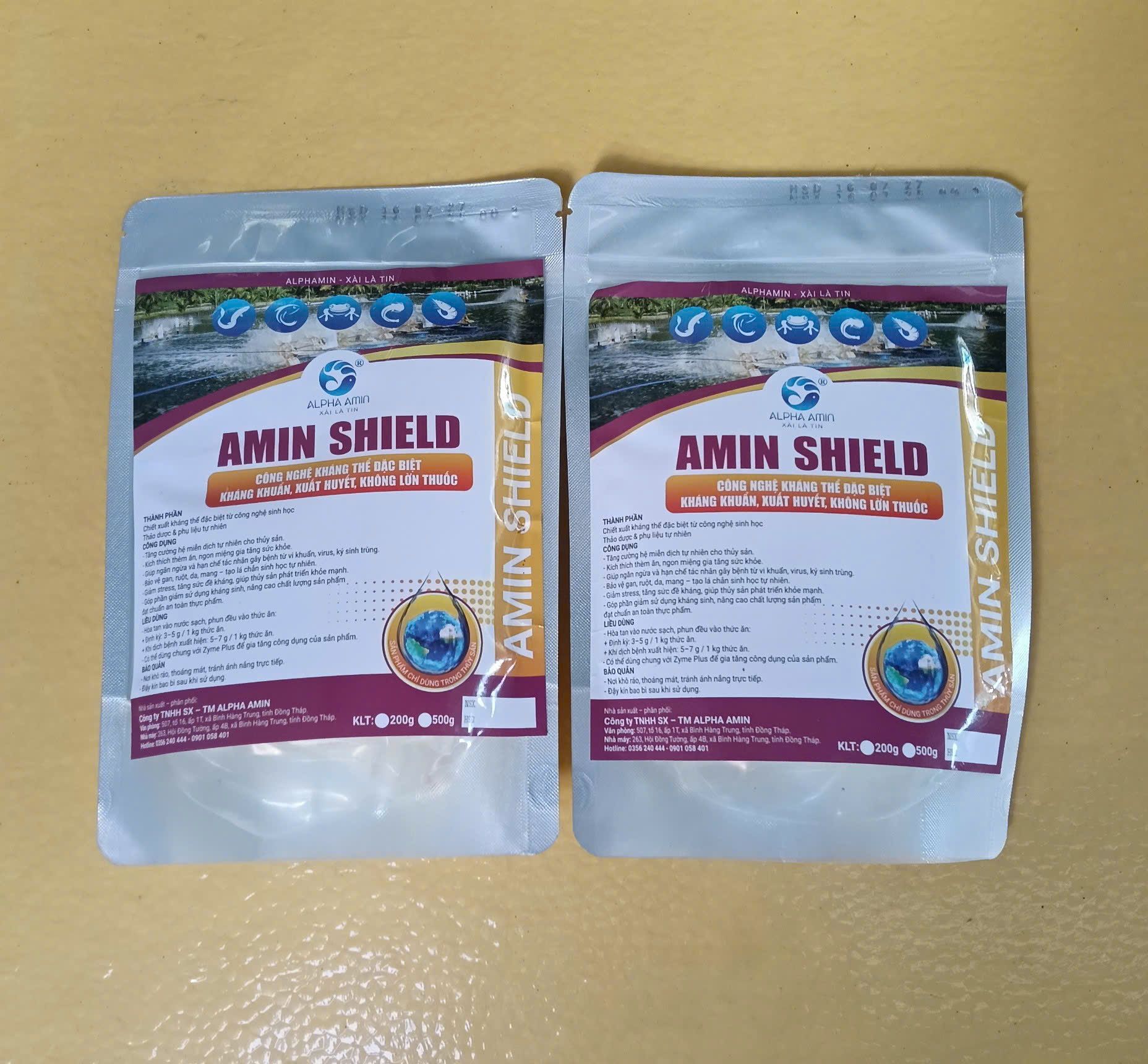 Sản phẩm AMIN SHIELD tăng miễn dịch cho cá tôm hiệu quả