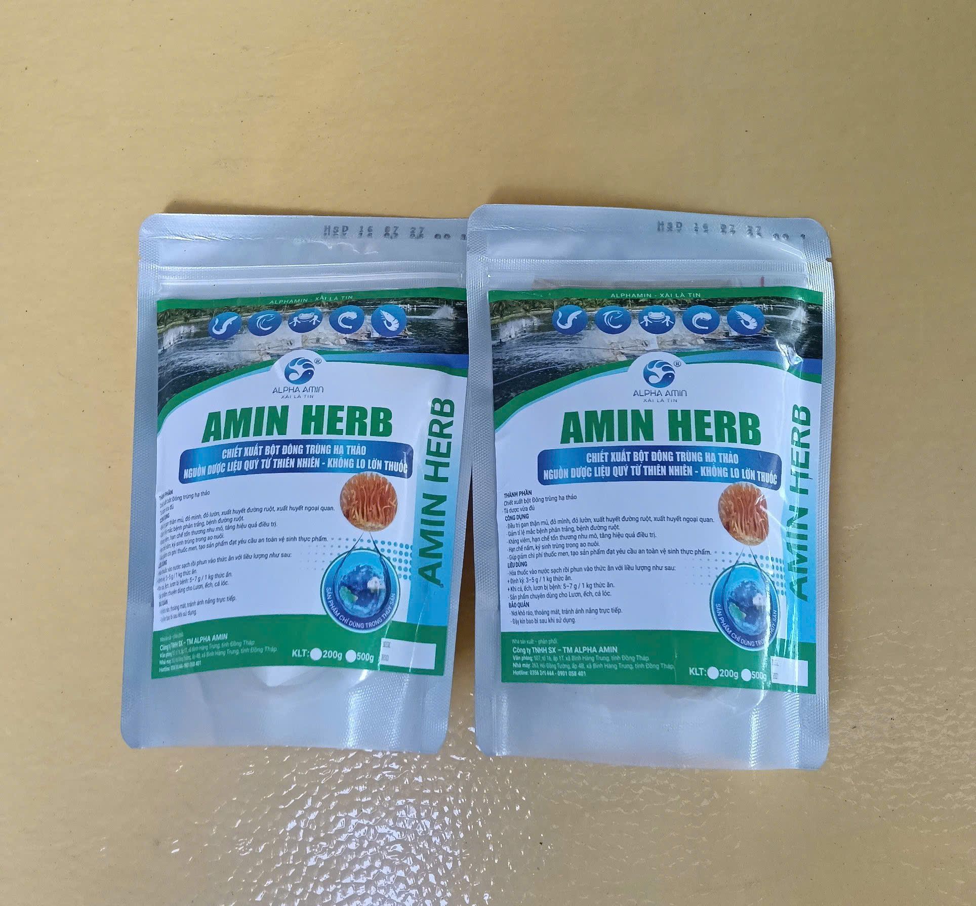 AMIN HERB giúp tăng đề kháng cho lươn ếch cá lóc