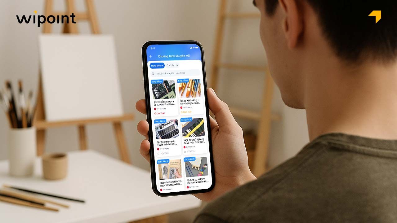 Săn quà tặng cho người thích vẽ qua phần mềm tích điểm WiPoint