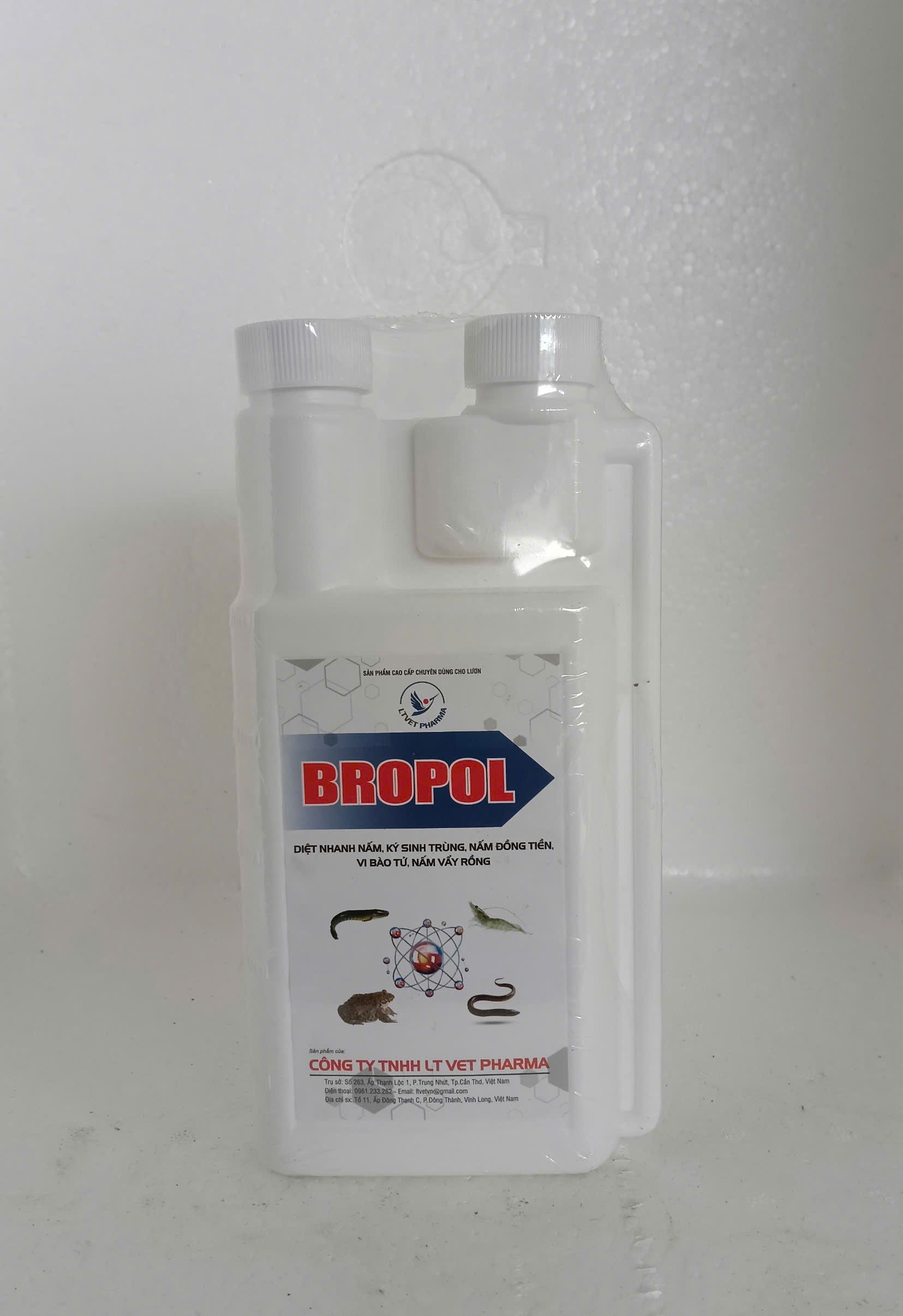 Bropol diệt nấm ký sinh trùng trong nuôi thủy sản