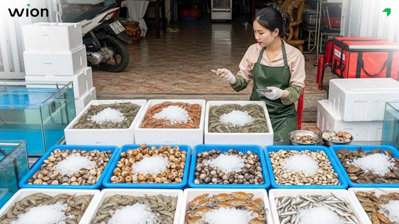 Bán online thực phẩm tươi sống (rau củ, thịt cá,...)