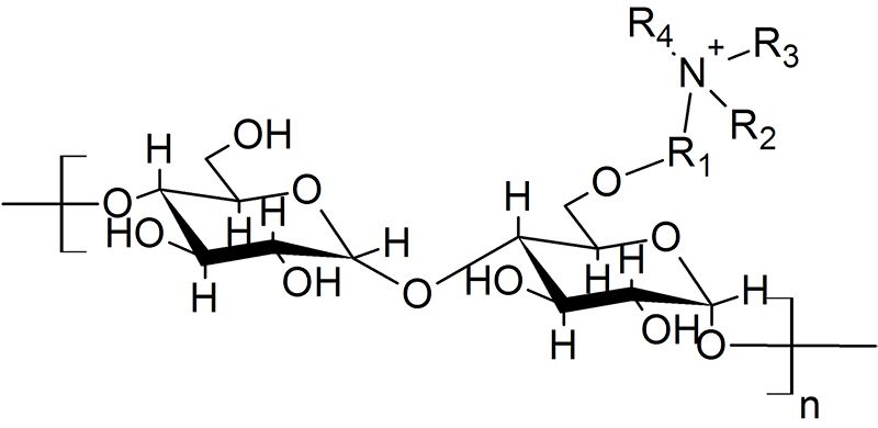 Cationic starch crystal structure