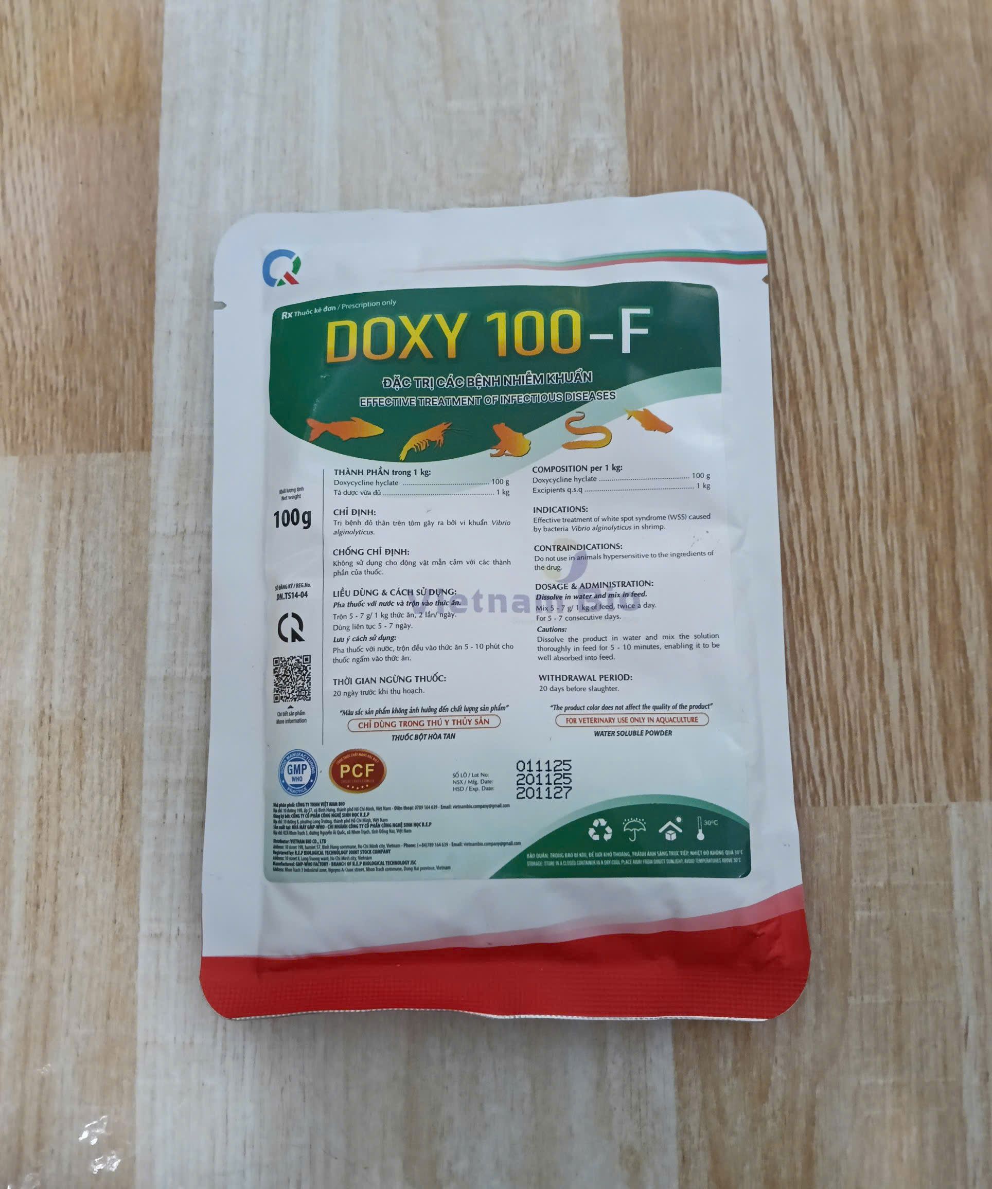 Thuốc thủy sản DOXY 100-F 100g
