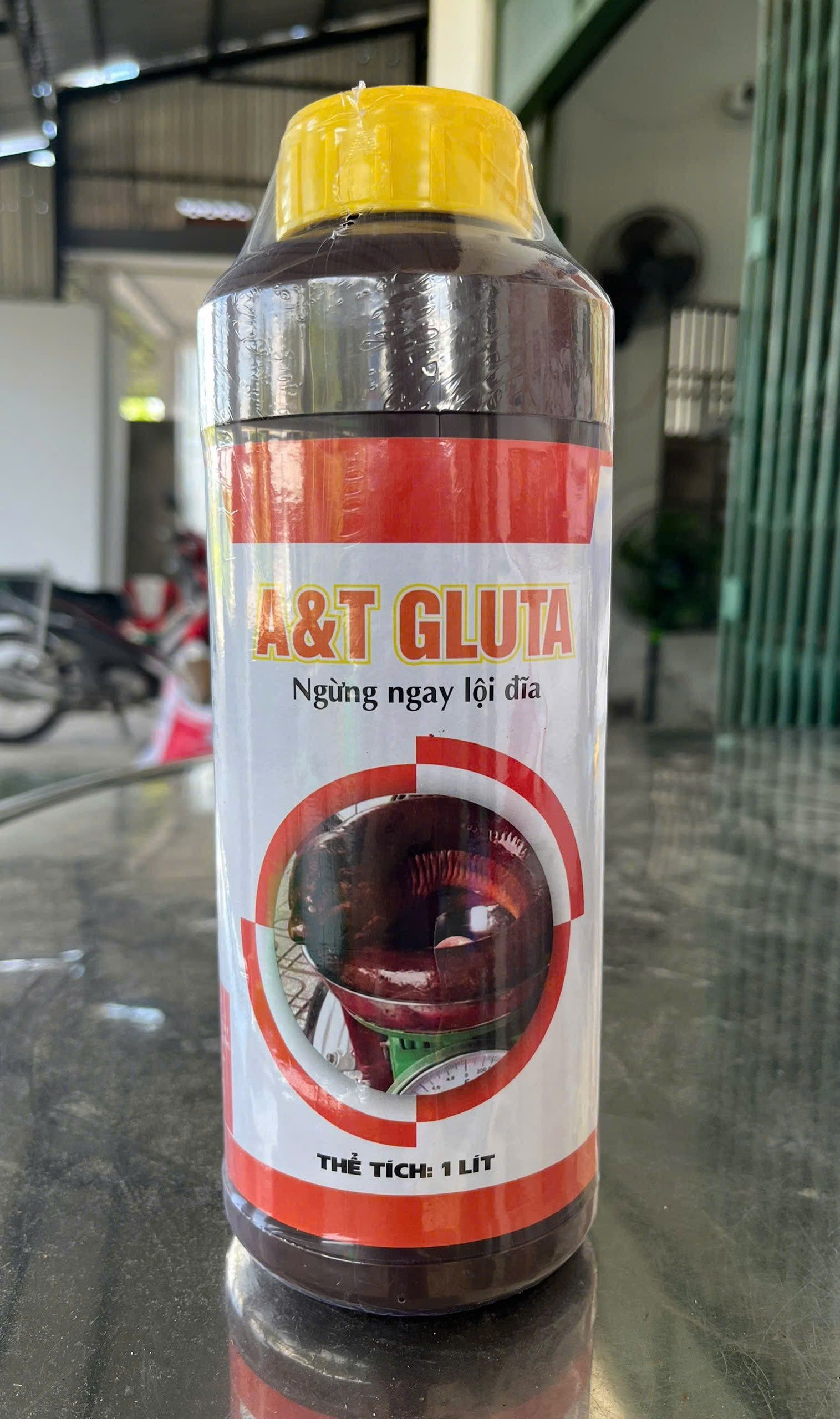 A&T GLUTA sát trùng thủy sản ngừng lội đĩa 1 lít