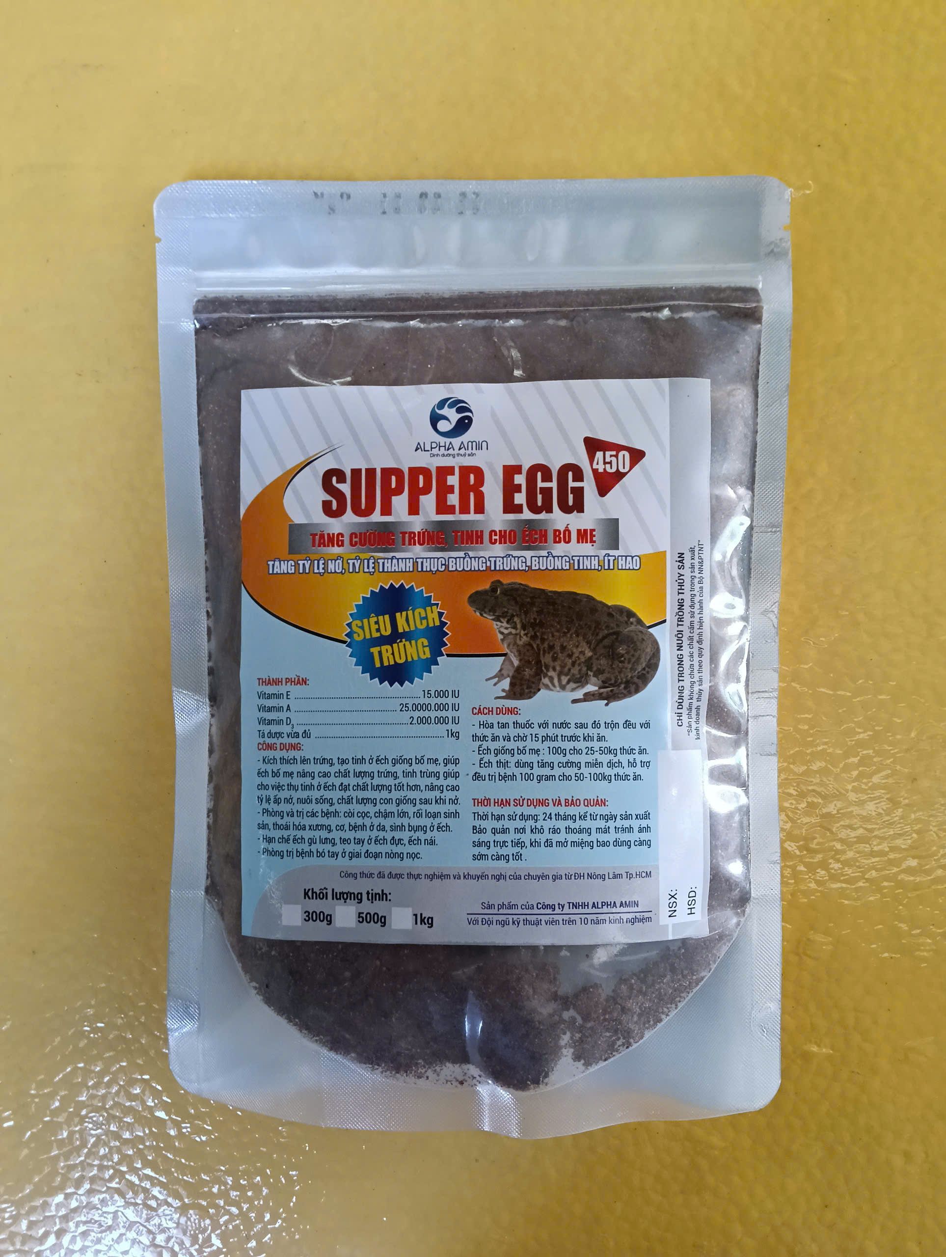 Supper Egg 450 Alpha Amin kích thích sinh sản ếch bố mẹ