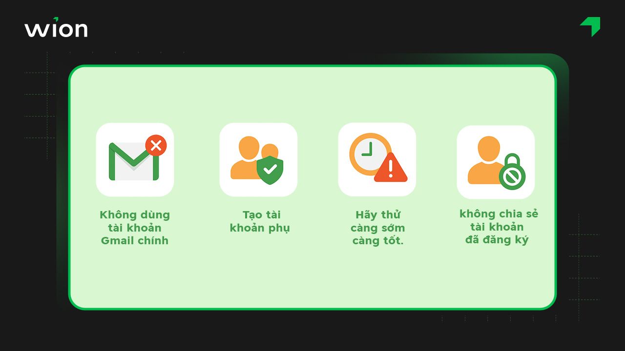 Cảnh báo và lưu ý khi sử dụng mẹo đăng ký miễn phí