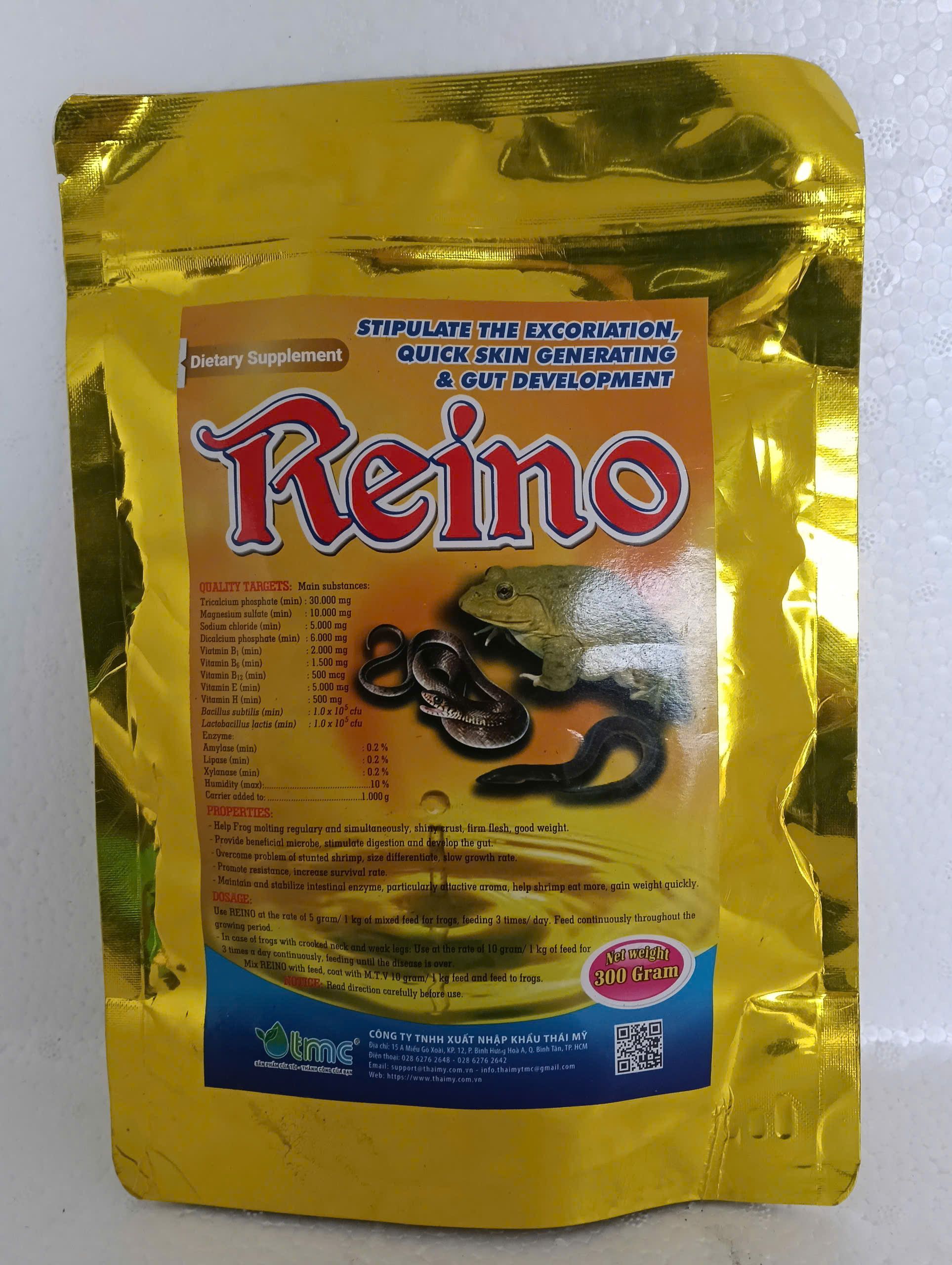 reino bổ sung khoáng cho ếch giúp chắc xương tăng trưởng nhanh
