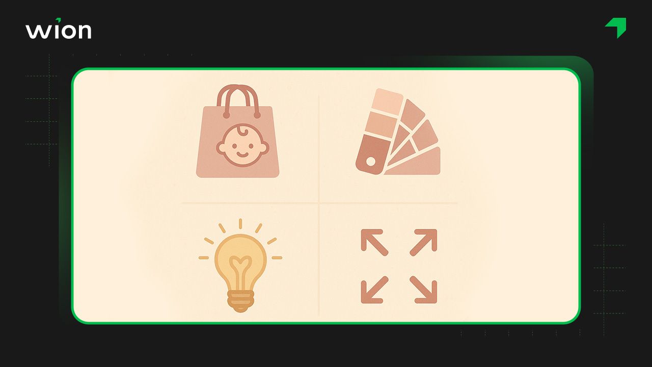 Lưu ý khi thiết kế logo shop mẹ và bé